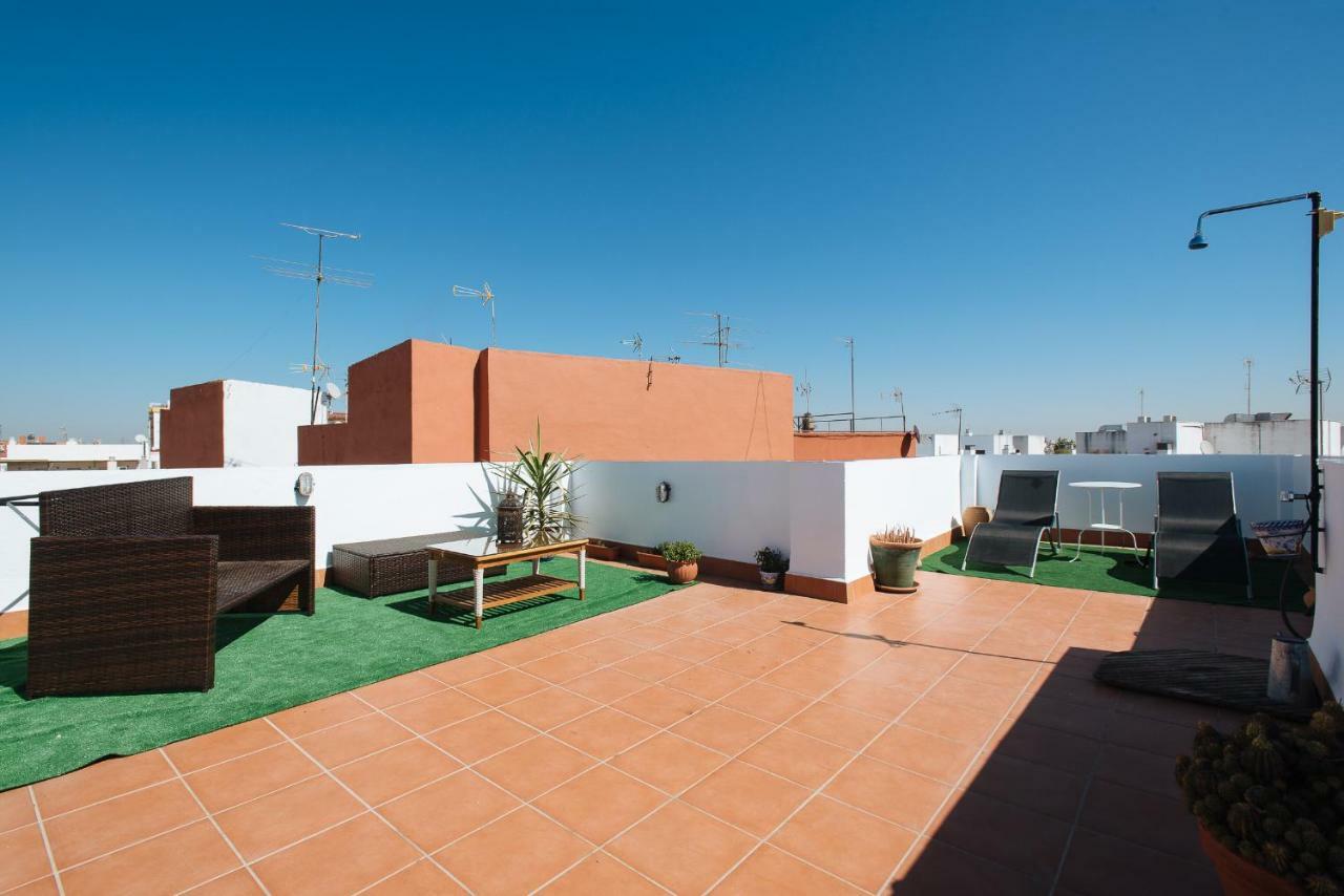 Cozy Attic With Terrace- 1Bd 1Bth- San Vicente Sevilha Exterior foto
